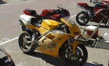 When a bike becomes a toboggan